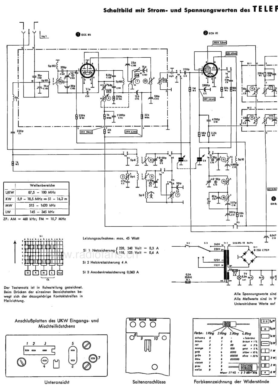 Telefunken_1161 维修电路图 原理图.pdf_第2页