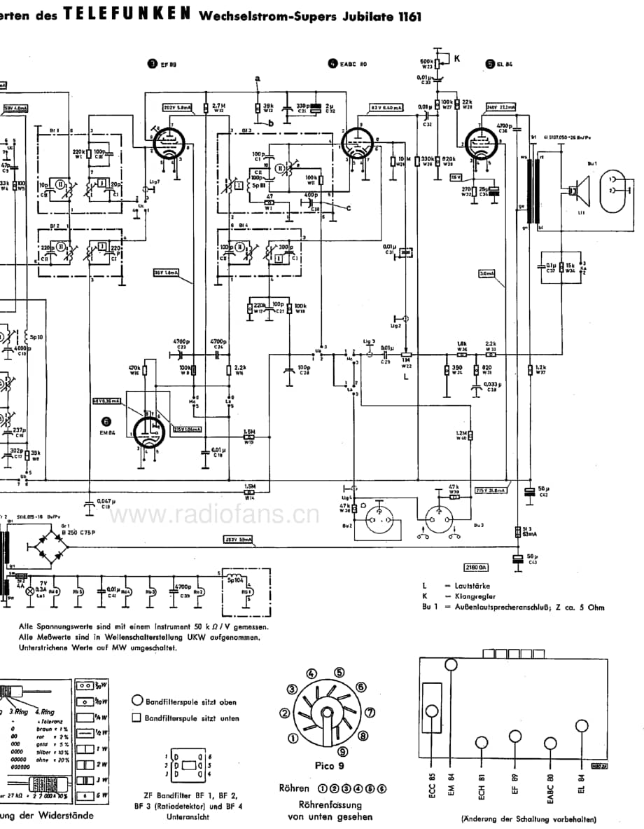 Telefunken_1161 维修电路图 原理图.pdf_第3页