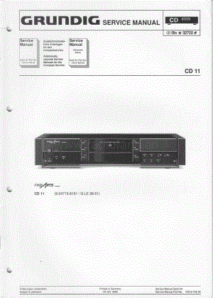 GrundigCD11 维修电路图、原理图.pdf