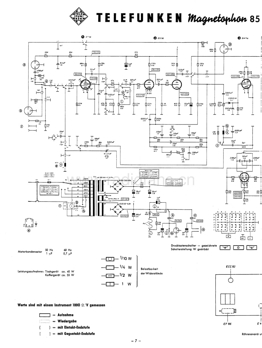 Telefunken_85 维修电路图 原理图.pdf_第2页