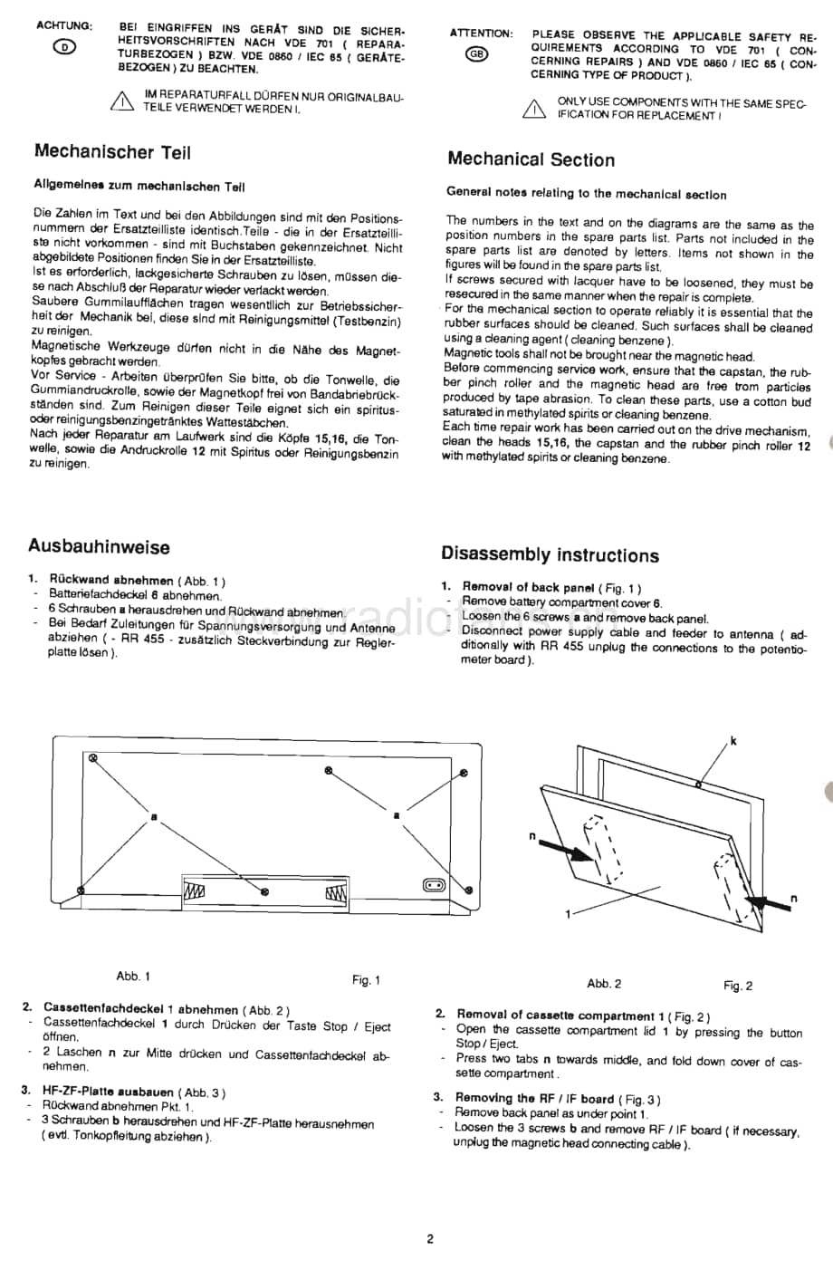 GrundigRR445RR455 维修电路图、原理图.pdf_第3页