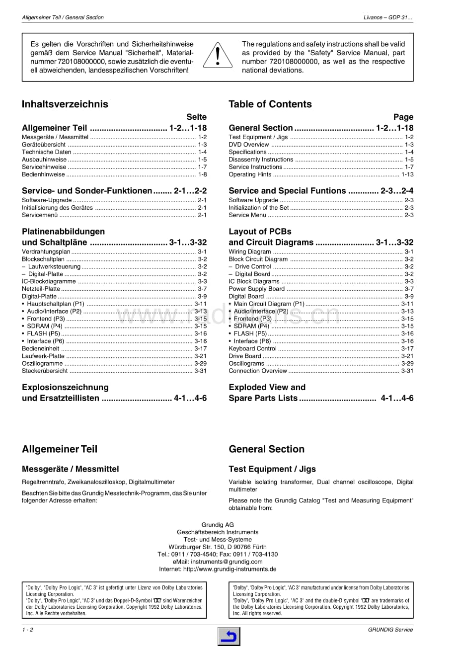 GrundigGDP3100 维修电路图、原理图.pdf_第2页