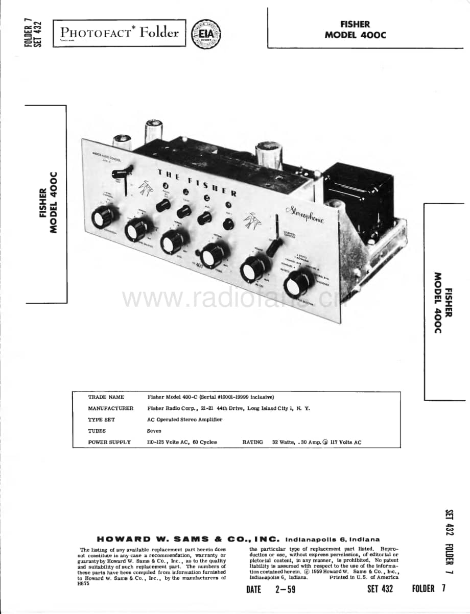 Fisher400CServiceManual 电路原理图.pdf_第1页