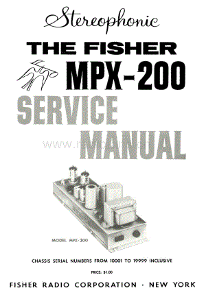 FisherMPX200ServiceManual 电路原理图.pdf
