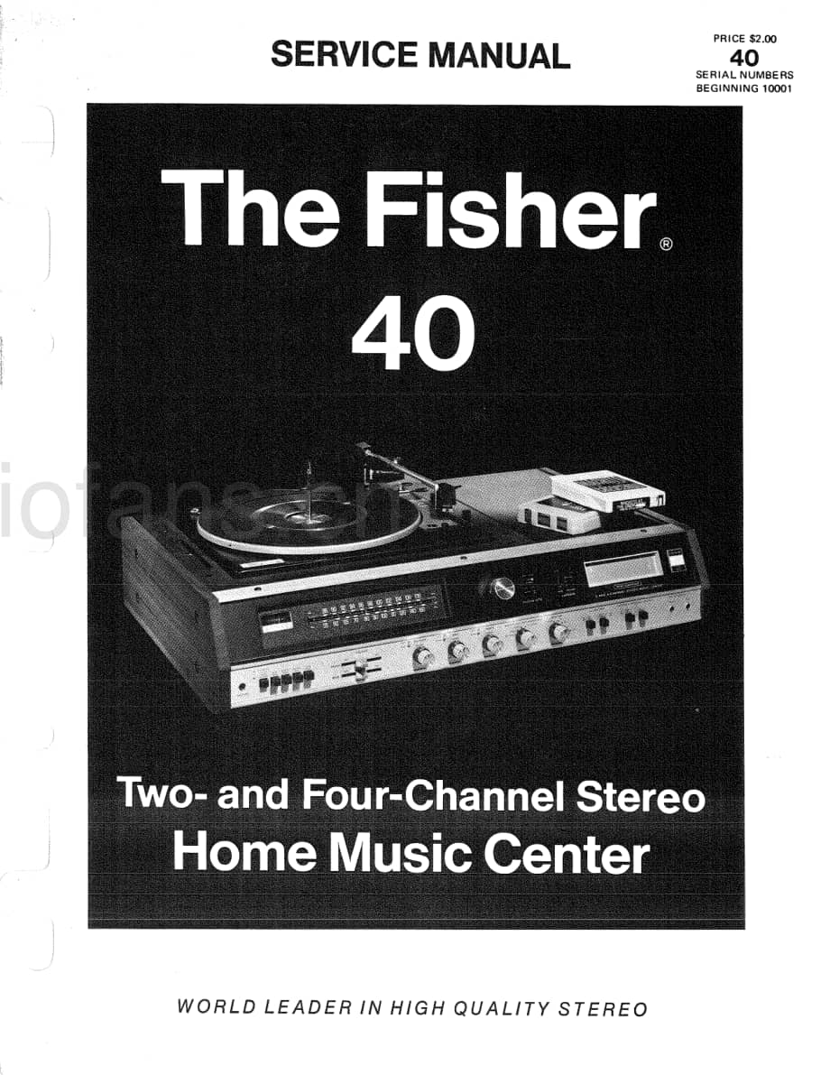 Fisher40ServiceManual 电路原理图.pdf_第1页