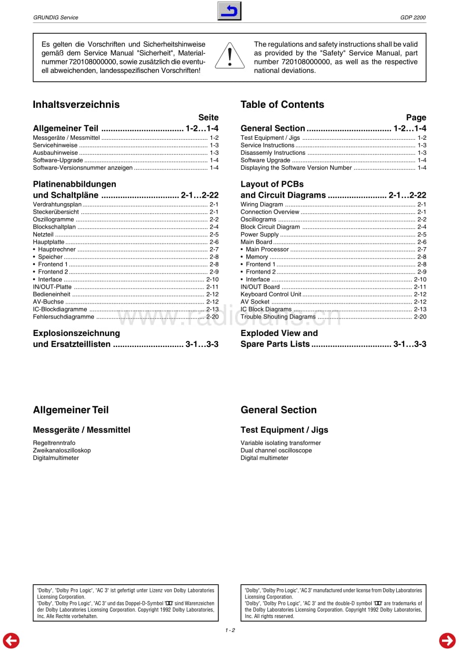 GrundigGDP2200 维修电路图、原理图.pdf_第2页