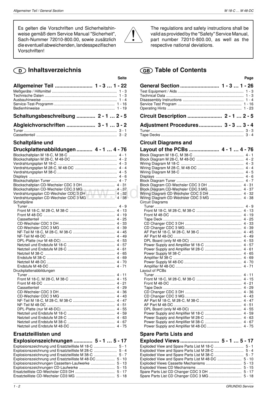 GrundigM18CM28CM38CM48DCServiceManual(2) 维修电路图、原理图.pdf_第2页