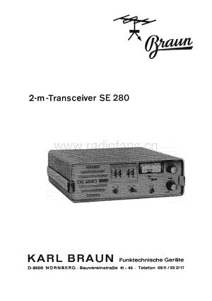 BraunSE280ServiceManual电路原理图.pdf