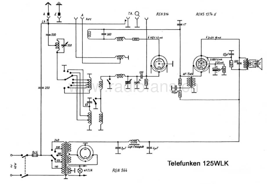 Telefunken125WLK维修电路图、原理图.pdf_第1页