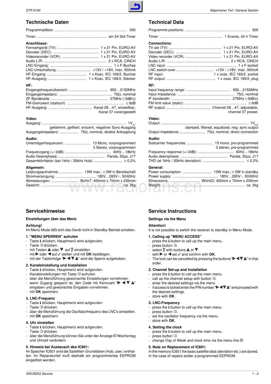 GrundigSTR6100 维修电路图、原理图.pdf_第3页