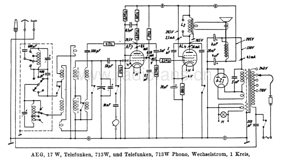 Telefunken713W维修电路图、原理图.pdf_第1页