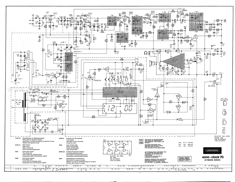 GrundigSonoclock70 维修电路图、原理图.pdf_第2页