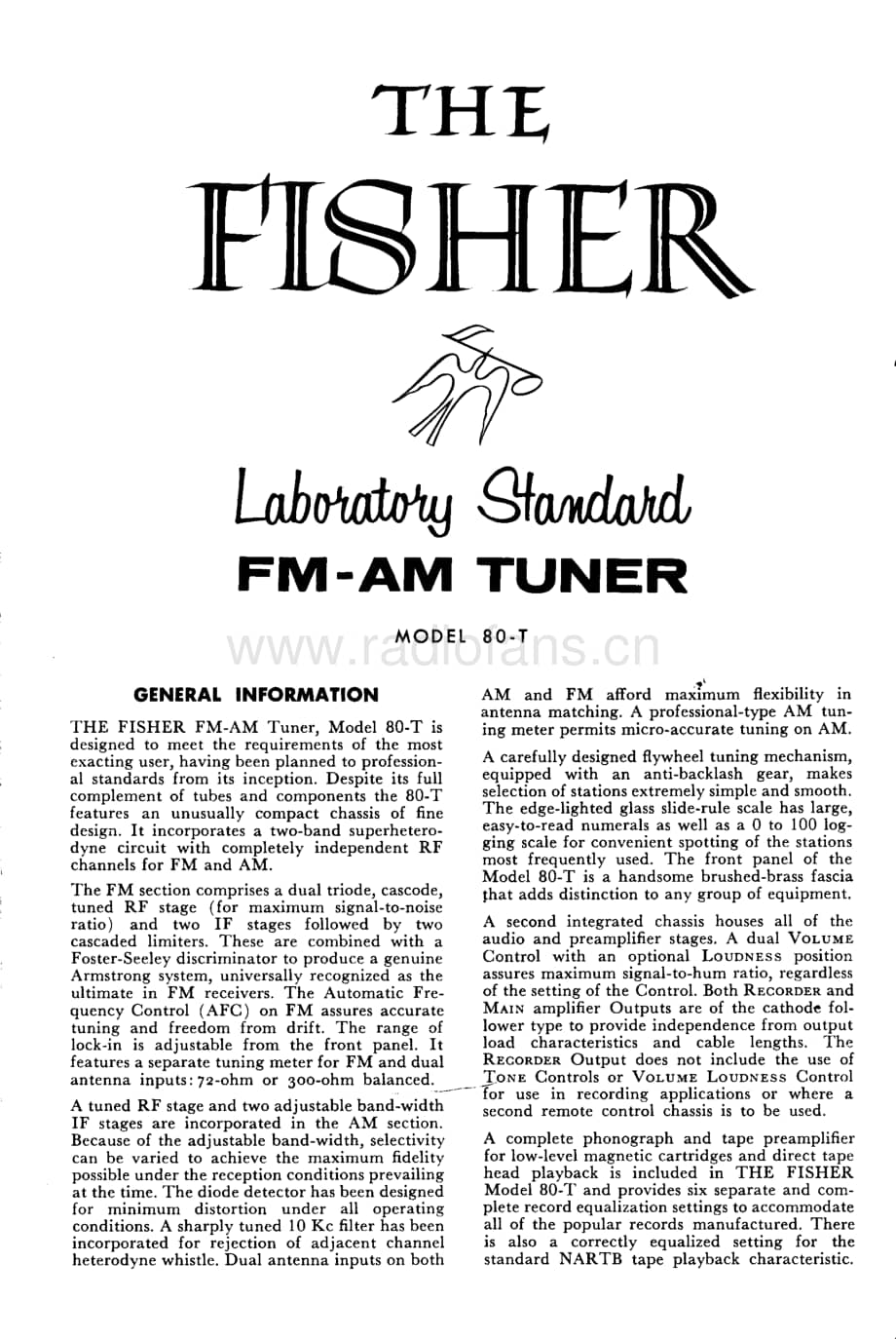 Fisher80TServiceManual 电路原理图.pdf_第2页