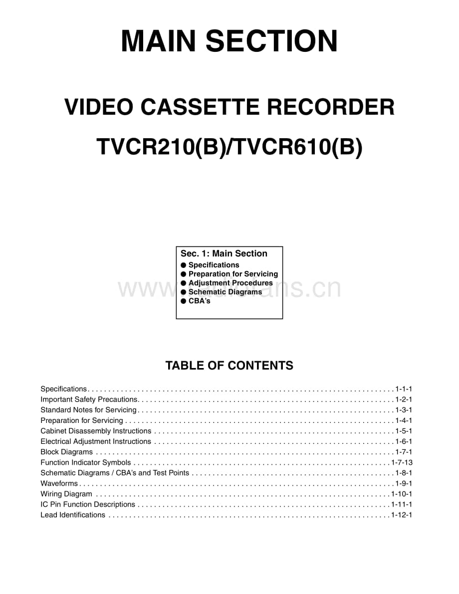 TelefunkenTVCR210ATVCR610A维修电路图、原理图.pdf_第2页