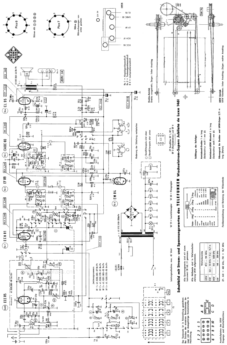 Telefunken_1461 维修电路图 原理图.pdf_第2页