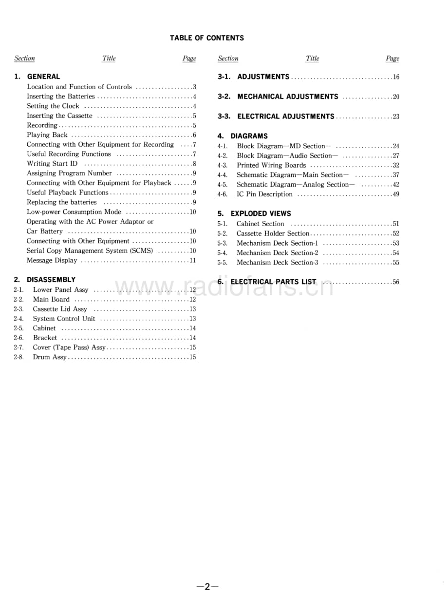 SONY TCD D8 SERVICE MANUAL电路图 维修原理图.pdf_第2页