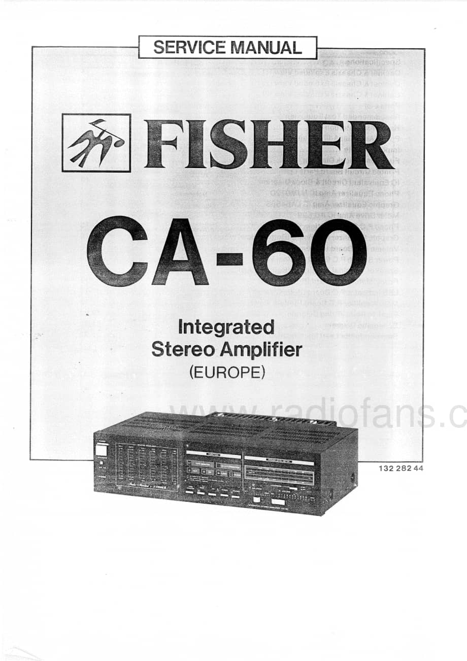 FisherCA60ServiceManual 电路原理图.pdf_第1页