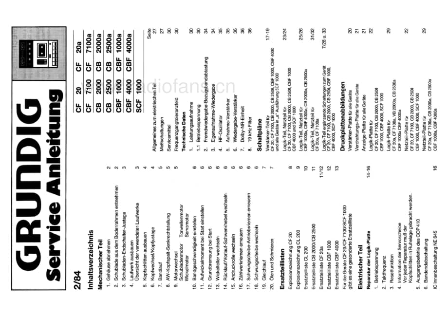 GrundigCF207100CB20002500CBF10004000SCF1000ServiceManual(1) 维修电路图、原理图.pdf_第1页