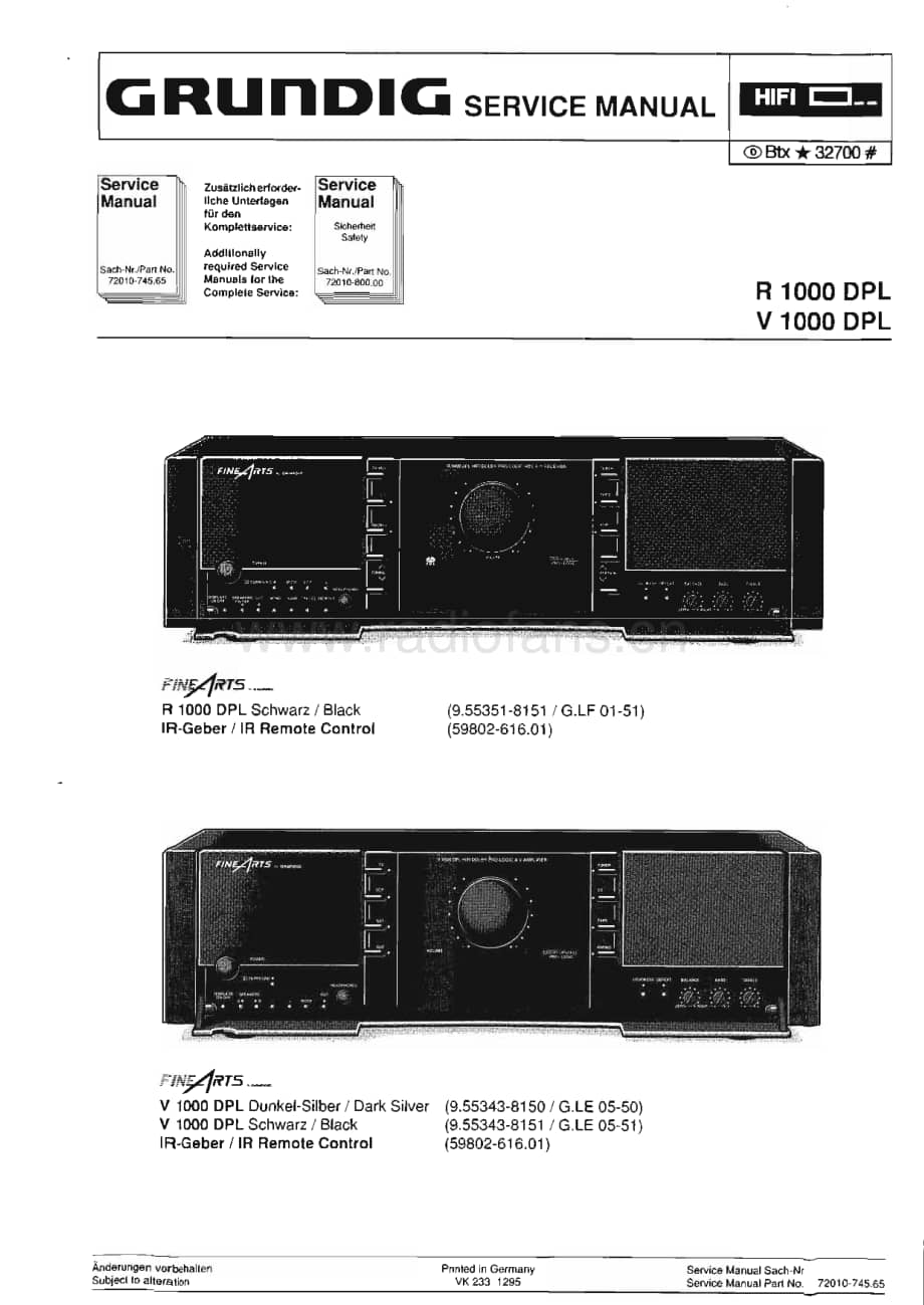 GrundigR1000DPL 维修电路图、原理图.pdf_第1页