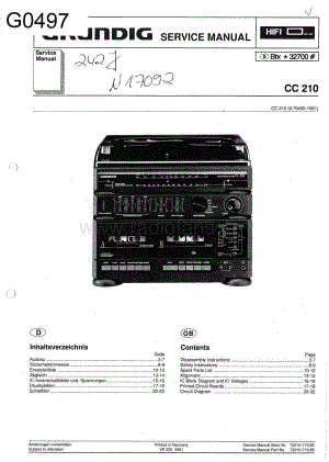 GrundigCC210Schematic(1) 维修电路图、原理图.pdf