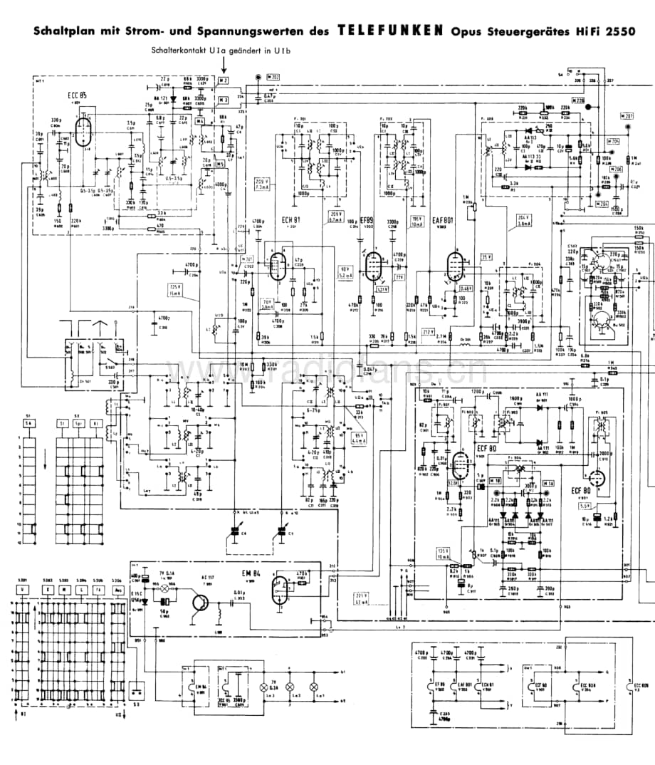 Telefunken_Opus2550_cord 维修电路图 原理图.pdf_第1页