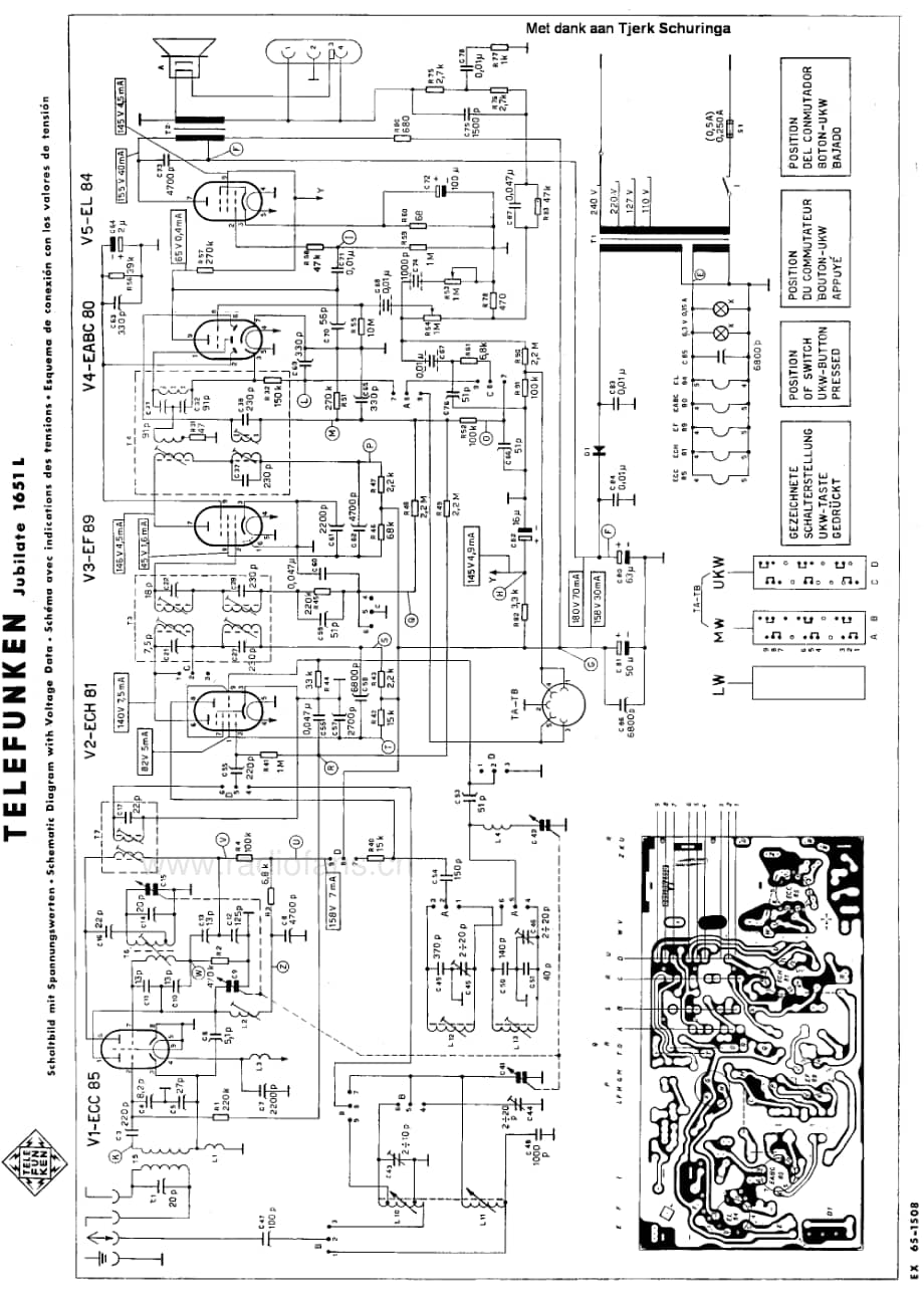 Telefunken_1651L 维修电路图 原理图.pdf_第2页