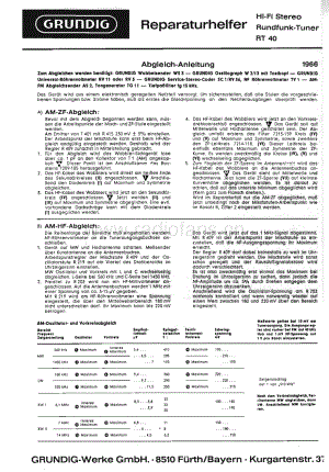 GrundigRT40 维修电路图、原理图.pdf