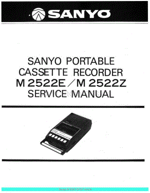 Sanyo_M2522_sch 电路图 维修原理图.pdf