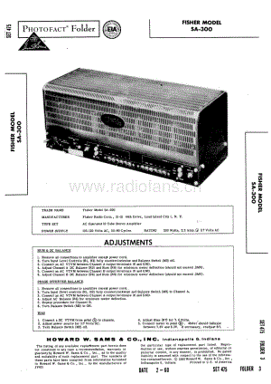 FisherSA300ServiceManual 电路原理图.pdf