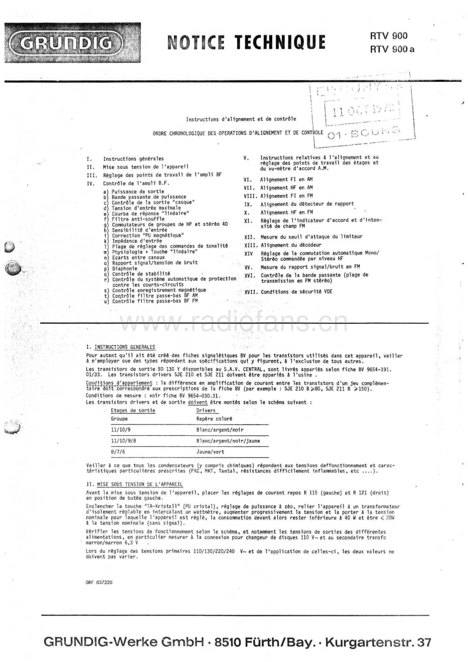 GrundigRTV900A 维修电路图、原理图.pdf_第1页