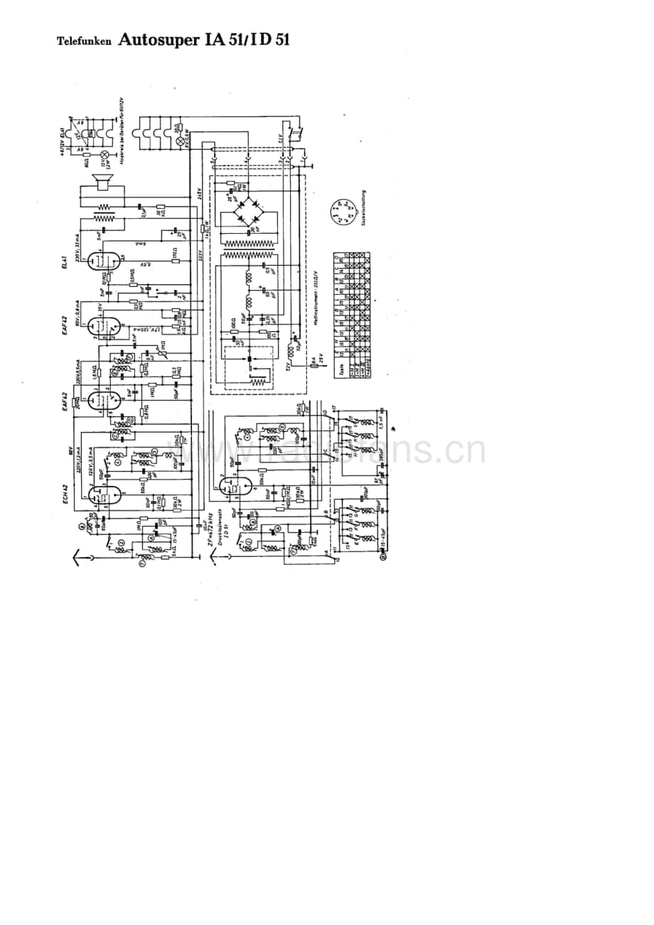 TelefunkenIA51维修电路图、原理图.pdf_第1页