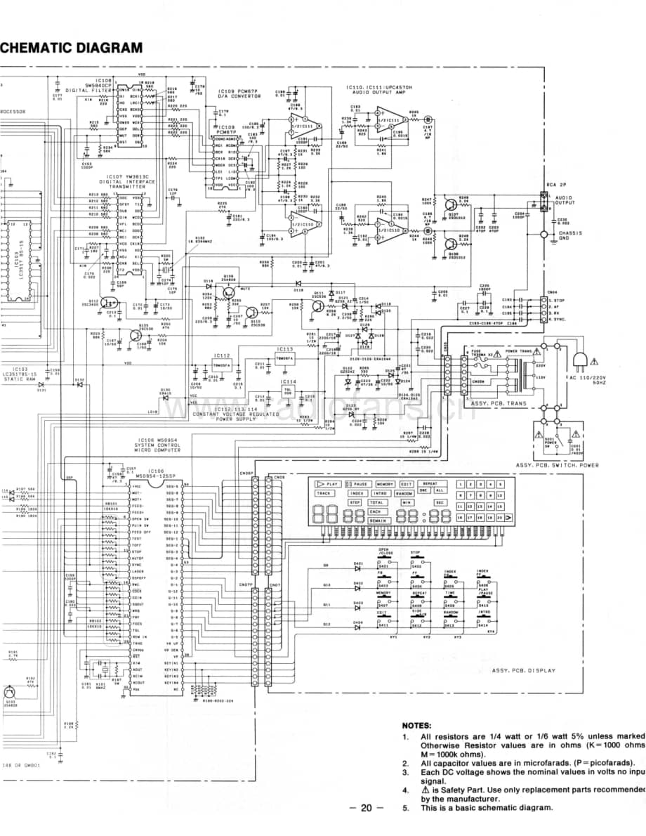 FisherAD580Schematic电路原理图 维修电路图 原理图.pdf_第3页