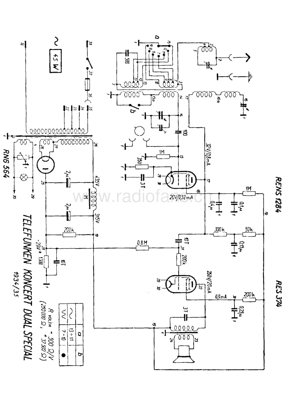 TelefunkenKoncertDualSpecial维修电路图、原理图.pdf_第1页