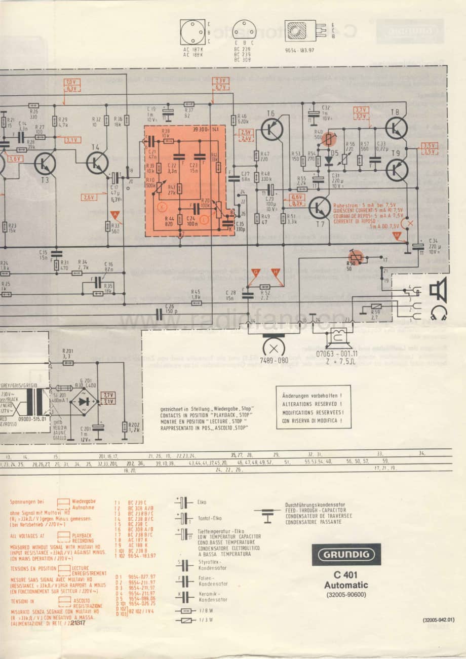 GrundigC401AUTOMATIC 维修电路图、原理图.pdf_第1页