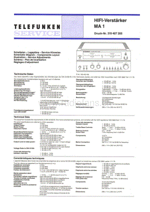 TelefunkenMA1维修电路图、原理图.pdf