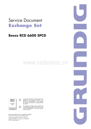 GrundigBEEZZRCD6000 维修电路图、原理图.pdf