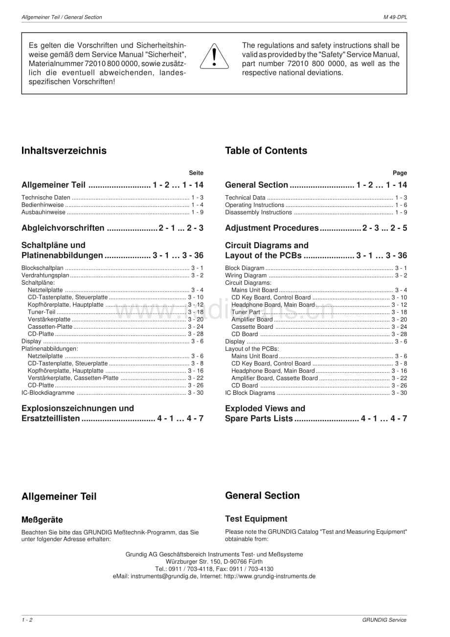 GrundigM49DPL 维修电路图、原理图.pdf_第2页