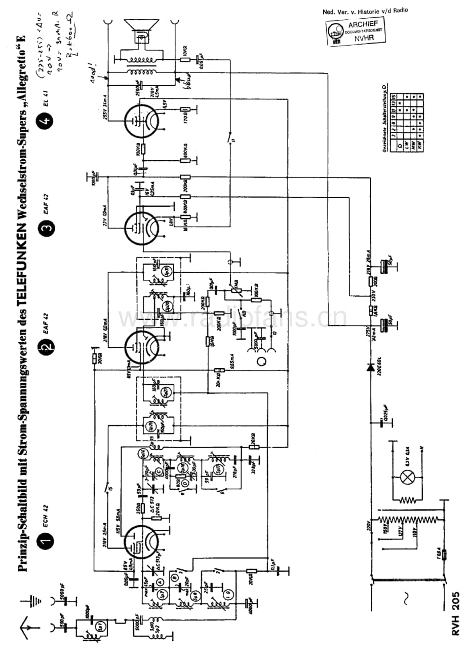 Telefunken_AllegrettoLMK 维修电路图 原理图.pdf_第1页