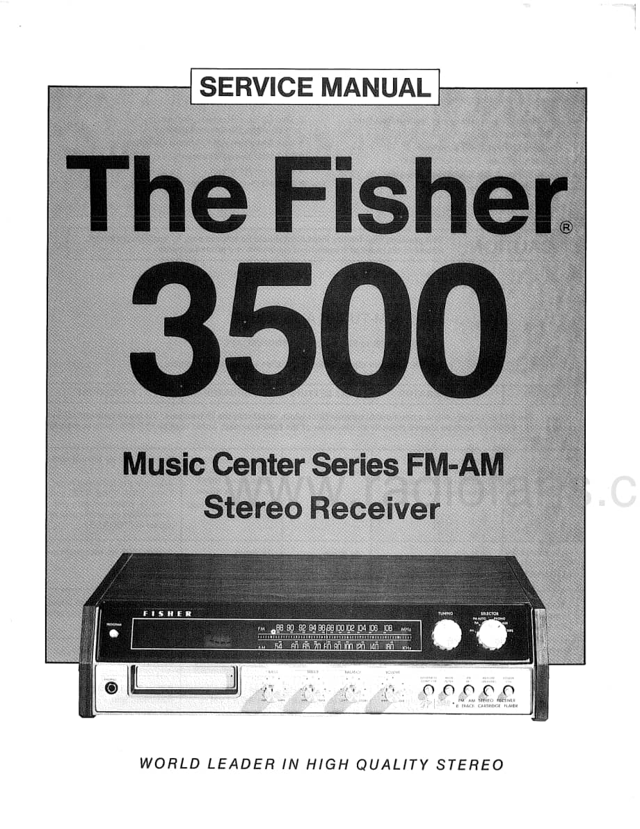 Fisher3500ServiceManual 电路原理图.pdf_第1页