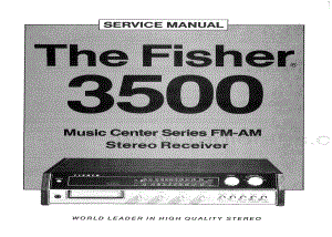 Fisher3500ServiceManual 电路原理图.pdf