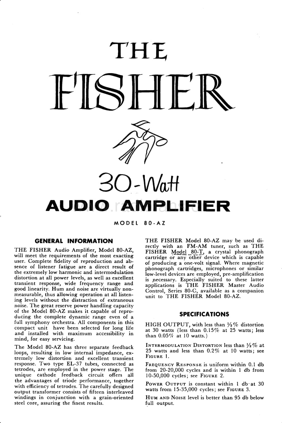 Fisher80AZServiceManual 电路原理图.pdf_第2页