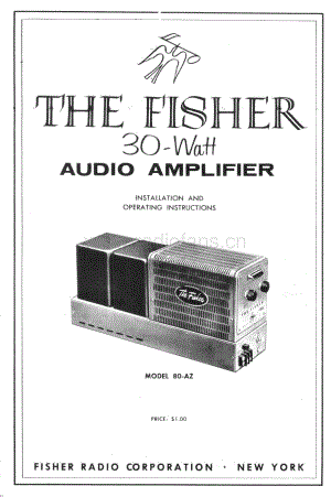 Fisher80AZServiceManual 电路原理图.pdf