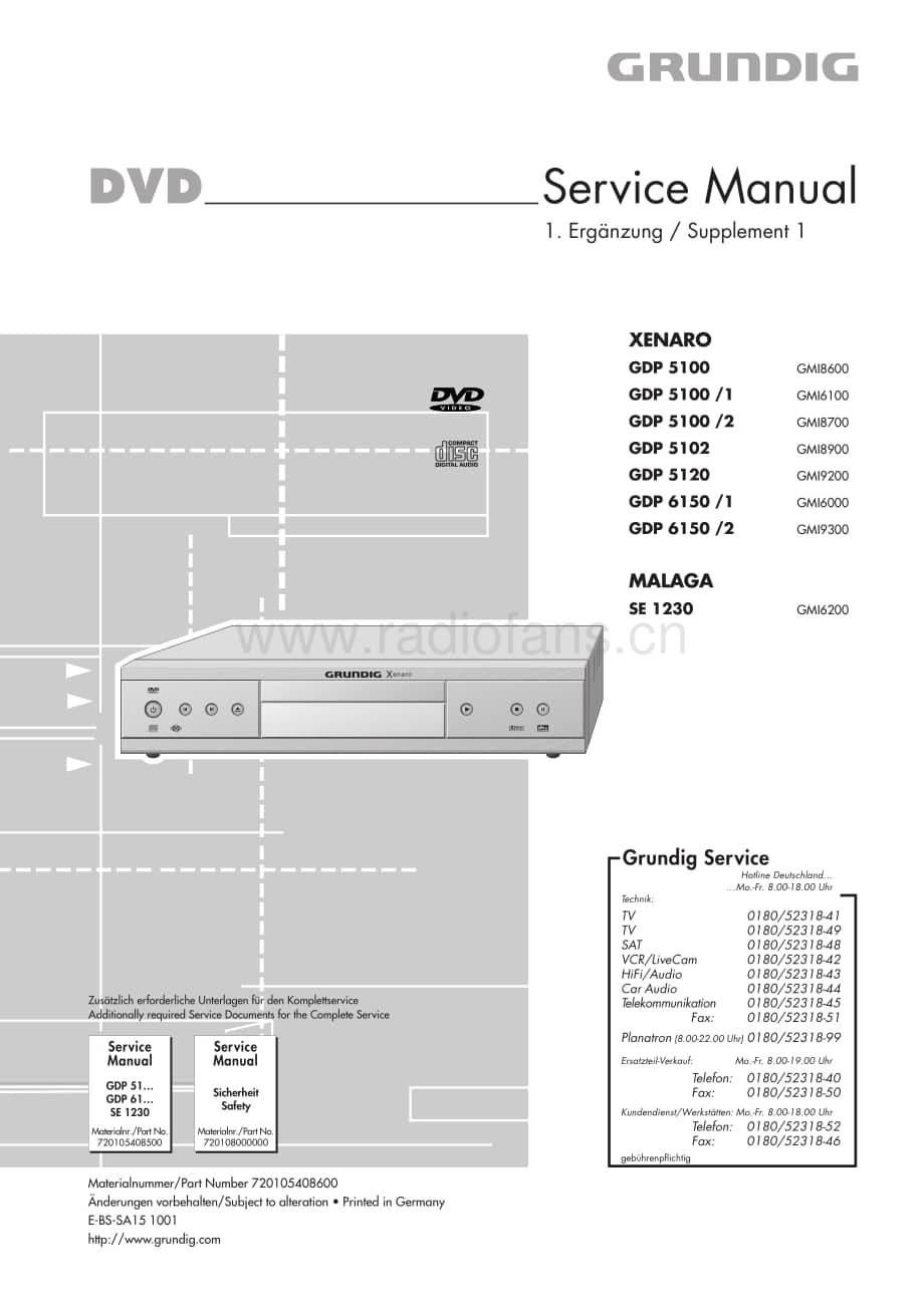 GrundigMalagaSE1230 维修电路图、原理图.pdf_第1页