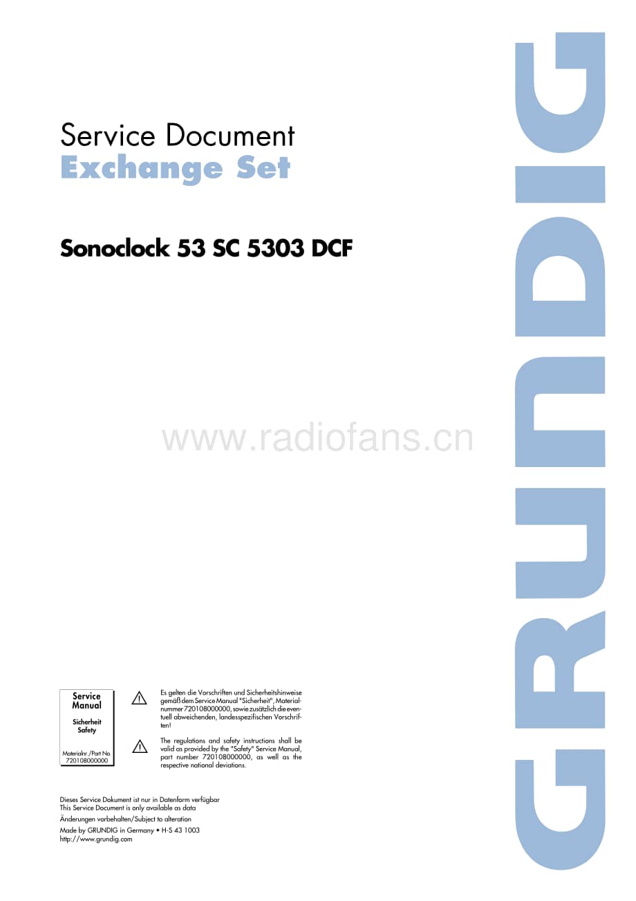 GrundigSonoclock53SC5303 维修电路图、原理图.pdf_第1页
