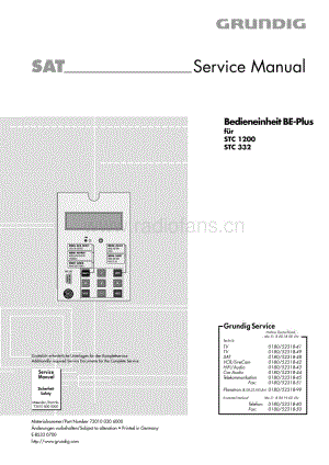GrundigBEplus 维修电路图、原理图.pdf