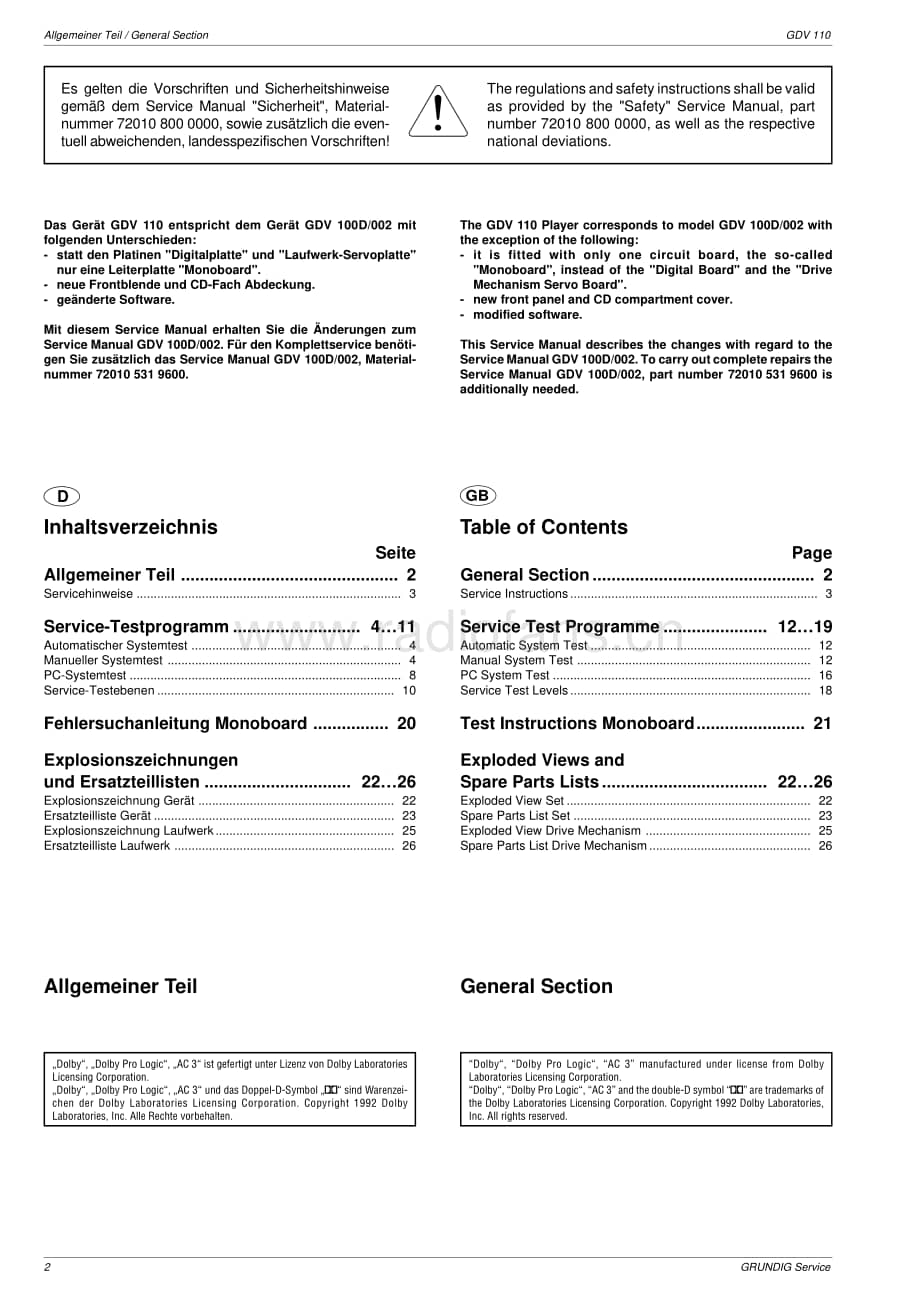 GrundigGDV110 维修电路图、原理图.pdf_第2页