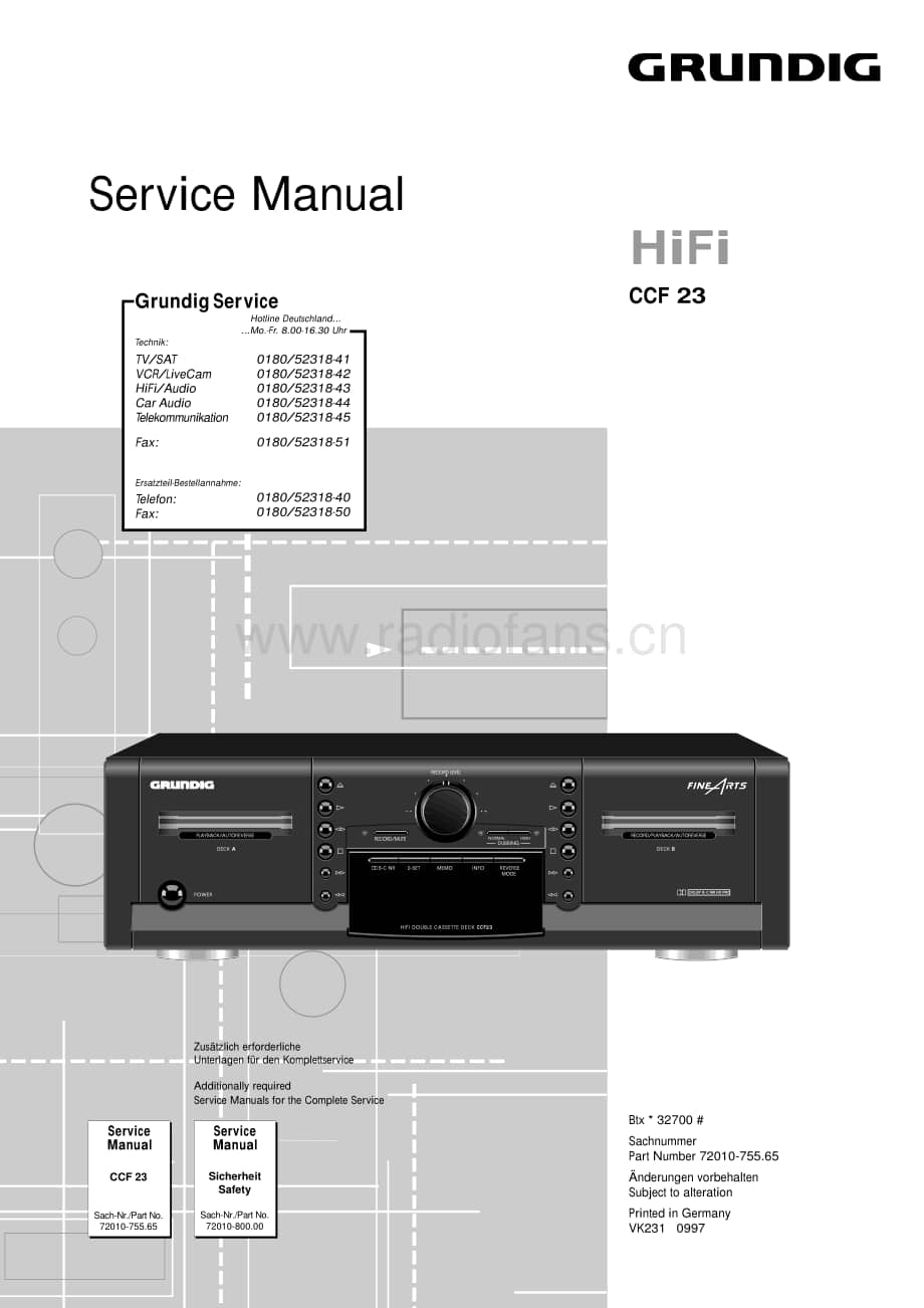 GrundigCCF23 维修电路图、原理图.pdf_第1页