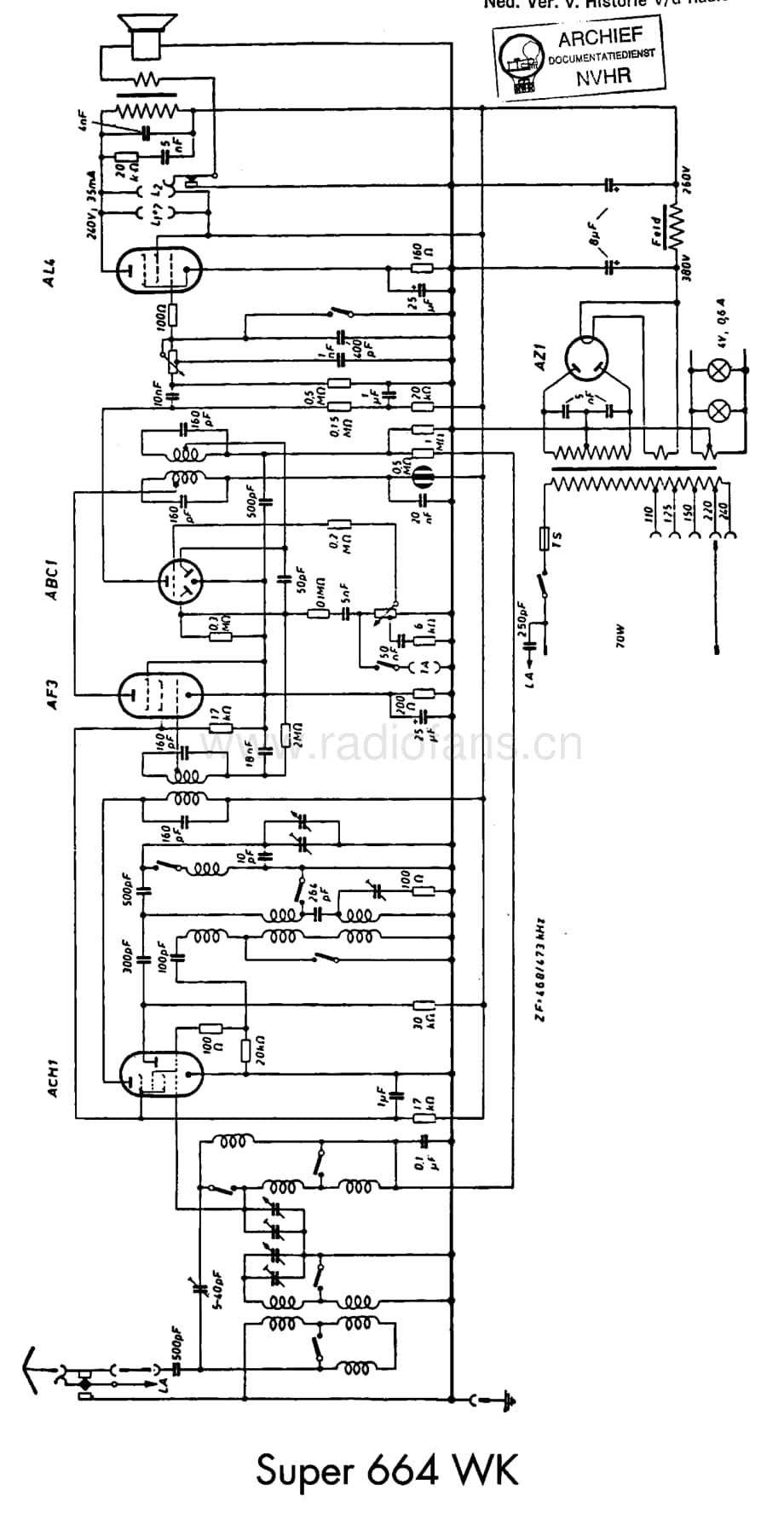 Telefunken_664WK 维修电路图 原理图.pdf_第1页