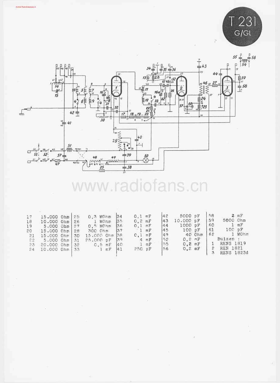 Telefunken231GL维修电路图、原理图.pdf_第1页