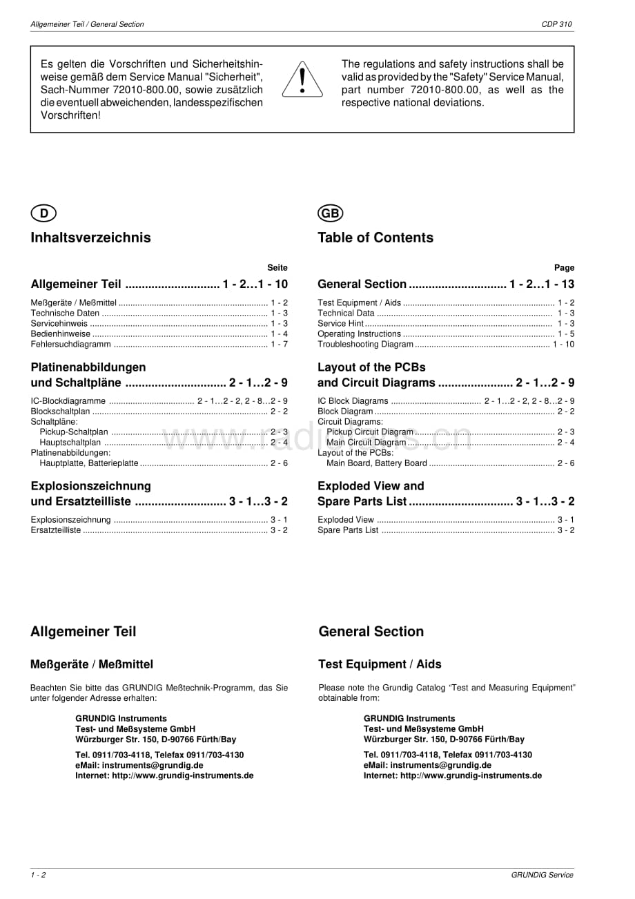 GrundigCDP310 维修电路图、原理图.pdf_第2页